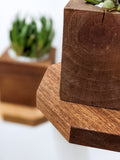 Small Octagon Display Shelf in Mahogany