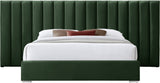 Pablo Elegant Velvet Bed with Chrome Legs - Chic Contemporary Design for a Luxurious Bedroom Retreat
