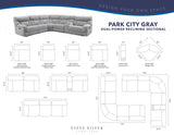 Park City 6-Piece Dual-Power Sectional