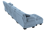 CLOUDIES 173" 4 Seater Sofa with 1 Ottoman