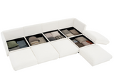 HARMONY 142" 4-Seater Sofa with 1 Ottoman