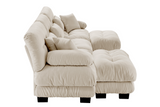 CLOUDIES 134" 3 Seater Sofa with 2 Ottomans