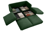 HARMONY 75" Loveseat with 2 Ottomans
