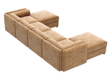 HARMONY 142" 4-Seater Sofa with 2 Ottomans
