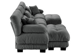 CLOUDIES 134" 3 Seater Sofa with 2 Ottomans