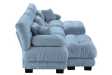 CLOUDIES 134" 3 Seater Sofa with 2 Ottomans