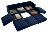 HARMONY 109" 3-Seater Sofa with 2 Ottomans
