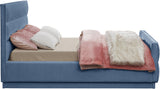 Paxton King Bed - Luxurious Chenille Upholstered Design with Channel Tufted Headboard for Comfort