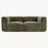 Philo Chenille Low Profile Modular Sofa (Loveseat)