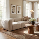 Philo Chenille Low Profile Modular Sofa (3-Seater)