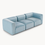 Philo Performance Velvet Low Profile Modular Sofa (3-Seater)
