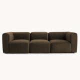 Philo Performance Velvet Low Profile Modular Sofa (3-Seater)