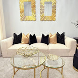 Philo Chenille Low Profile Modular Sofa (3-Seater)