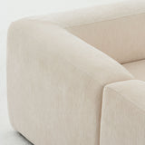 Philo Chenille Low Profile Modular Sectional Sofa (4-Seater+2 Ottomans)