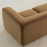Philo Performance Velvet Low Profile Modular Sofa (3-Seater)