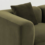 Philo Performance Velvet Low Profile Modular Sofa (3-Seater)