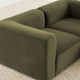 Philo Performance Velvet Low Profile Modular Sofa (4-Seater)