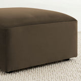 Philo Performance Velvet Low Profile Modular Sofa (3-Seater)