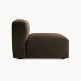 Philo Performance Velvet Low Profile Modular Armless Chair