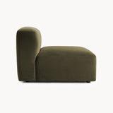 Philo Performance Velvet Low Profile Modular Armless Chair