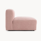 Philo Blush Pink Low Profile Modular Armless Chair