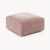Philo Blush Pink Low Profile Modular Ottoman