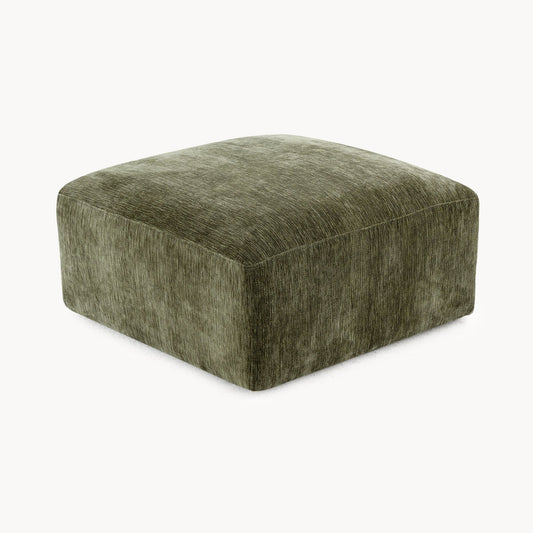 Philo Chenille Low Profile Modular Ottoman