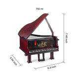 Piano Shaped Whiskey & Wine Decanter - 25OZ Pianist Instrument Unique Decanter Set