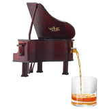 Piano Shaped Whiskey & Wine Decanter - 25OZ Pianist Instrument Unique Decanter Set