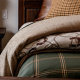 Pierre Equestrian Cotton Sateen Bedding Set