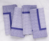 Blue Cloth Napkins Set of 4