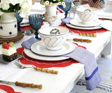 Blue Cloth Napkins Set of 4