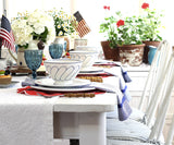 Blue Cloth Napkins Set of 4