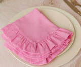 Pink Ruffle Napkin