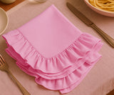 Pink Ruffle Napkin