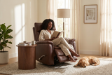 Pioneer Brown Manual Recliner