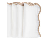 Pink Scalloped Napkin
