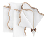 Pink Scalloped Napkin