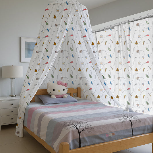 Pirate Art  Printed Canopy