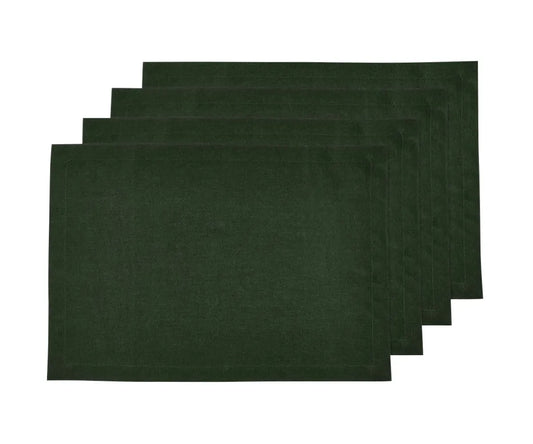 Green Linen Placemats