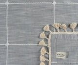 Tablecloth Round - Plaid Tablecloth with Tassels