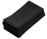 Black Double Hemstitch Napkins
