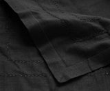Black Double Hemstitch Napkins