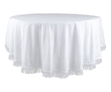 White Tablecloths - Fringe Edges