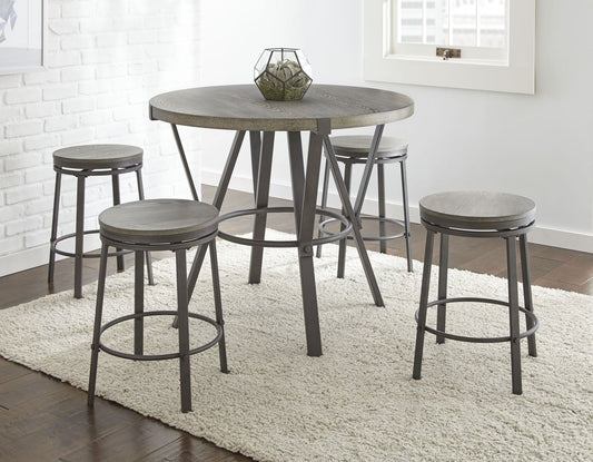Portland 24" Backless Counter Stool, Swivel