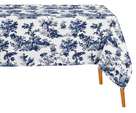 French Toile Tablecloth