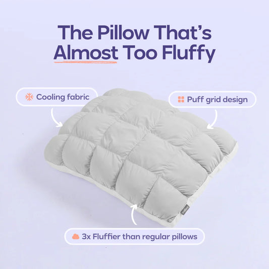Puff Pillow Gray