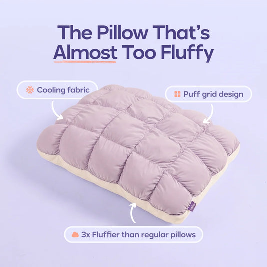Puff Pillow Lavender