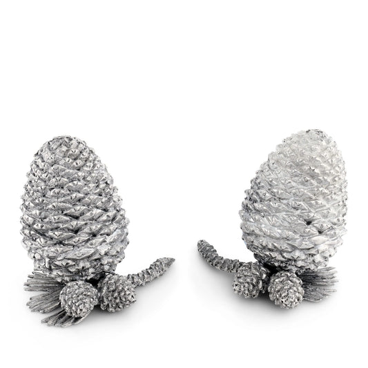 Pewter Pine Cones Salt & Pepper Set