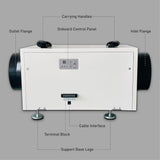 Pioneer® QHD070 115V 70-Pint Per Day Whole-House Commercial Grade Ductable High Performance Dehumidifier